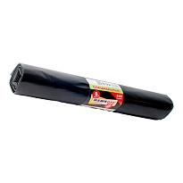 Мешки для мусора 240 л, черные, в рулоне 5 шт., ПВД 80 мкм, 1300х900 мм, МЕШКОFF, 4217 в Кинешму