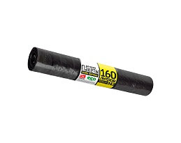 Мешки для мусора 160 л, черные, в рулоне 25 шт., ПВД, 40 мкм, 1100х800 мм, GRIFON, 101-030 в Кинешму