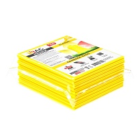Мешки для мусора 160 л, желтые, в пачке 10 шт., ПВД, 40 мкм, 900х1100 мм, i-Bag в Кинешму