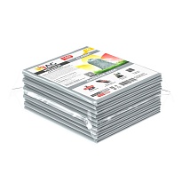 Мешки для мусора 160 л, светло-серые, в пачке 10 шт., ПВД, 40 мкм, 900х1100 мм, i-Bag в Кинешму